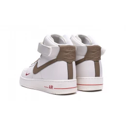 Кроссовки Nike Air Force 1 07 LV8 Mid White Grey с мехом