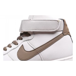 Кроссовки Nike Air Force 1 07 LV8 Mid White Grey с мехом